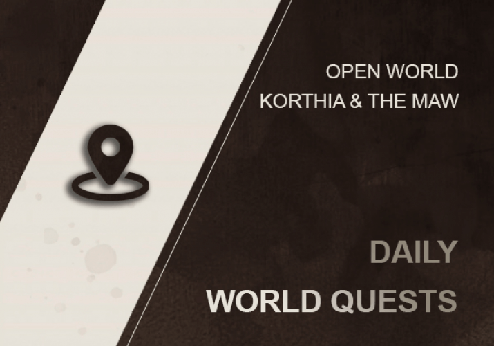 ALL WORLD QUESTS  COVENANT's CALLINGS  KORTHIA & THE MAW DAILIES  WOW SHADOWLANDS