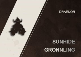 SUNHIDE GRONNLING MOUNT  WOW SHADOWLANDS