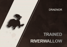 TRAINED RIVERWALLOW MOUNT  WOW SHADOWLANDS