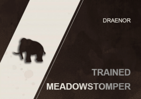 TRAINED MEADOWSTOMPER MOUNT  WOW SHADOWLANDS