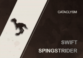 SWIFT SPRINGSTRIDER MOUNT  WOW SHADOWLANDS