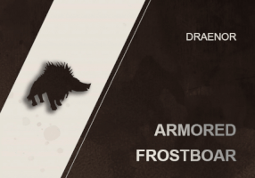 WOW ARMORED FROSTBOAR MOUNT DRAGONFLIGHT