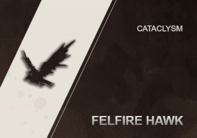 WOW FELFIRE HAWK MOUNT DRAGONFLIGHT
