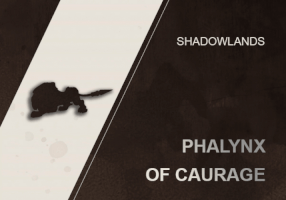 PHALYNX OF CAURAGE MOUNT  WOW SHADOWLANDS