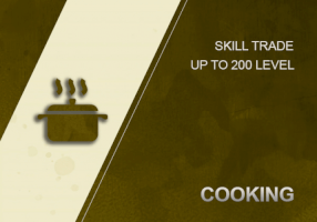 COOKING TRADE SKILL BOOST  NEW WORLD 