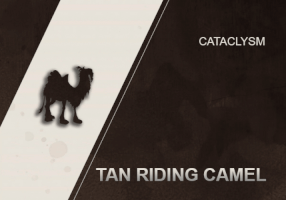 WOW TAN RIDING CAMEL MOUNT DRAGONFLIGHT
